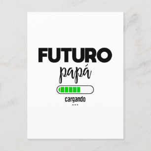 Futuro papá cargando vykort