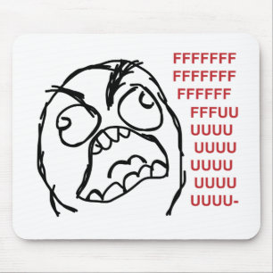 Fuuuu för ursinnegrabbfuuu musmatta