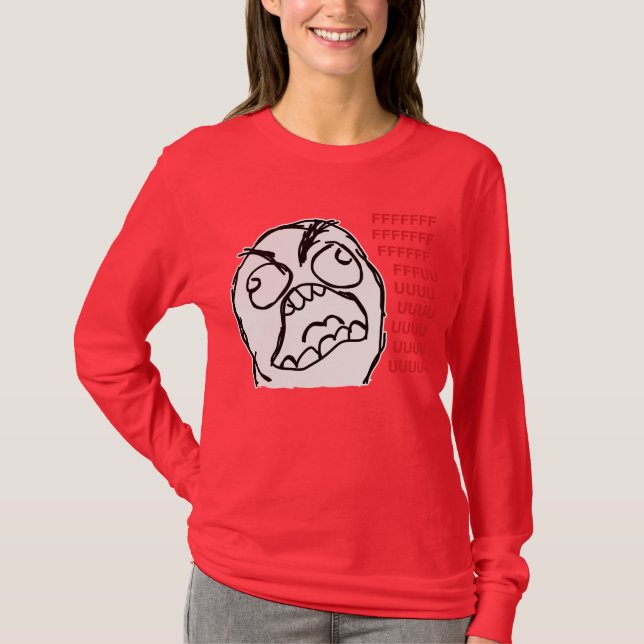 Fuuuu för ursinnegrabbfuuu tee shirt (Framsida)