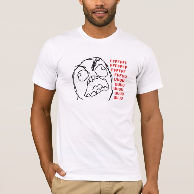 Fuuuu TrollFace T-shirt (Framsida)