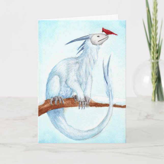 Fuzzdragon Helgkort (Framsida)