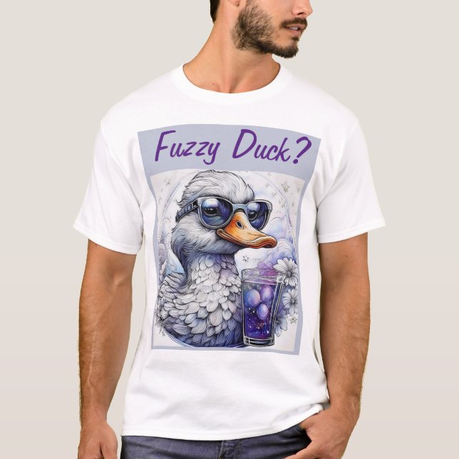 Fuzzy Anka T Shirt (Framsida)