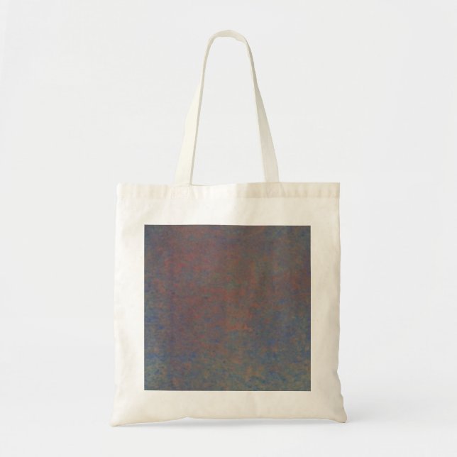 Fuzzy Blue Shopping bag Design. Tygkasse (Framsidan)
