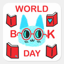 Fuzzy Cat World Bok Day