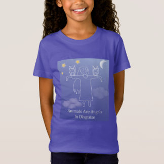 Fuzzy Express® Angel Uggla Kid Lila T Shirt