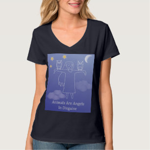 Fuzzy Express® Angel Uggla Nano V-Nacke T-Shirt 2.