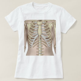 Fuzzy Express® Female Skeleton Anatomy T Shirt
