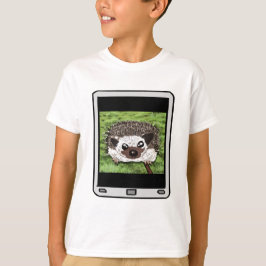 Fuzzy Express® Hedgehog Selfie Kid T-Shirt