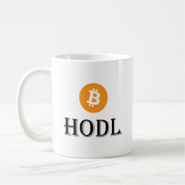 Fuzzy Express® HODL Bitcoin Kaffemugg