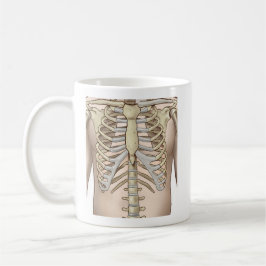 Fuzzy Express® Male Skeleton Anatomy Kaffemugg