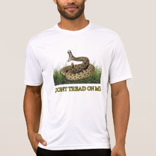 Fuzzy Express® Modern Gadsden Flagga White T Shirt