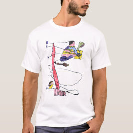 Fuzzy Express® Ops Gzilla Prova 2 vinklar T Shirt
