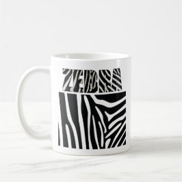 Fuzzy Express® Zebra Animal Print Kaffemugg