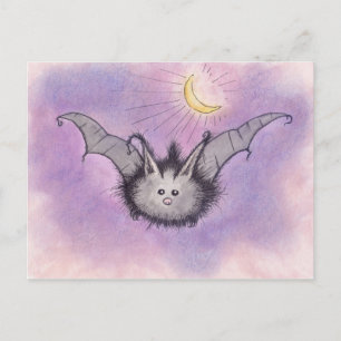 Fuzzy Fladdermus Vykort
