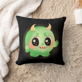 Fuzzy Friendly Monster Creature Kudde