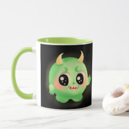 Fuzzy Friendly Monster Creature Mugg