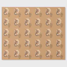 Fuzzy kanin: Någon kanin älskar dig Presentpapper