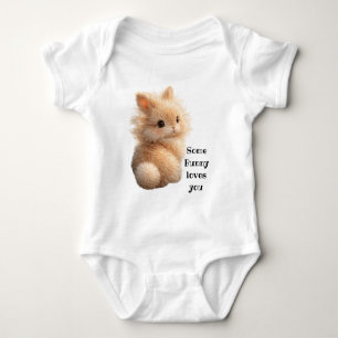Fuzzy kanin: Någon kanin älskar dig T Shirt