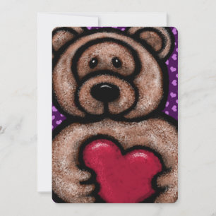 Fuzzy Nalle Valentine