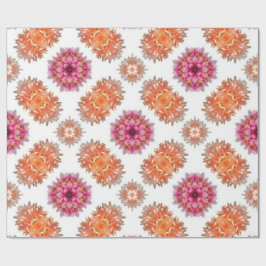 Fuzzy Orange och Red Presentpapper