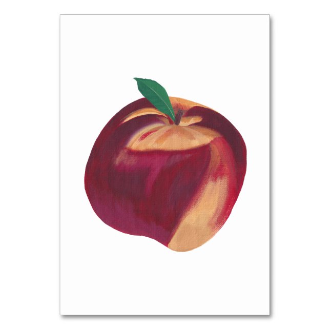 Fuzzy Peach, adjektiv läsflashkort Bordsnummer (Framsidan)