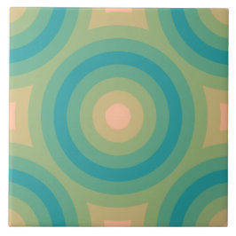 Fuzzy Peach Baltic Circle Mönster Kakelplatta