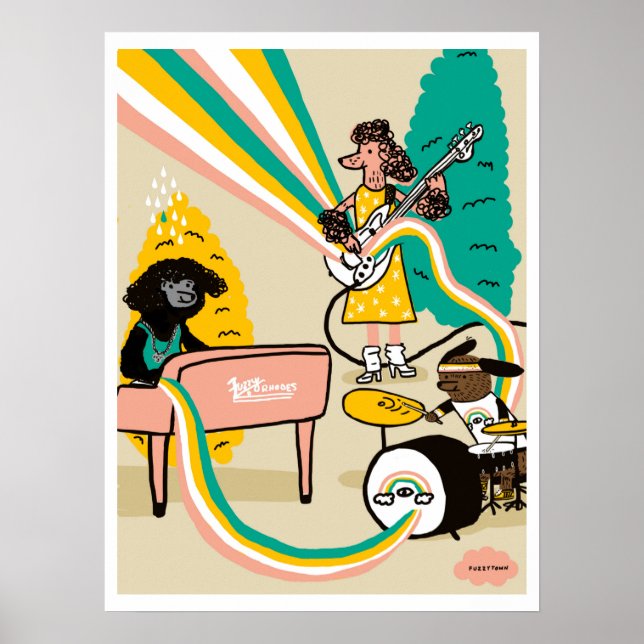 FUZZY RHODES POSTER (Framsidan)