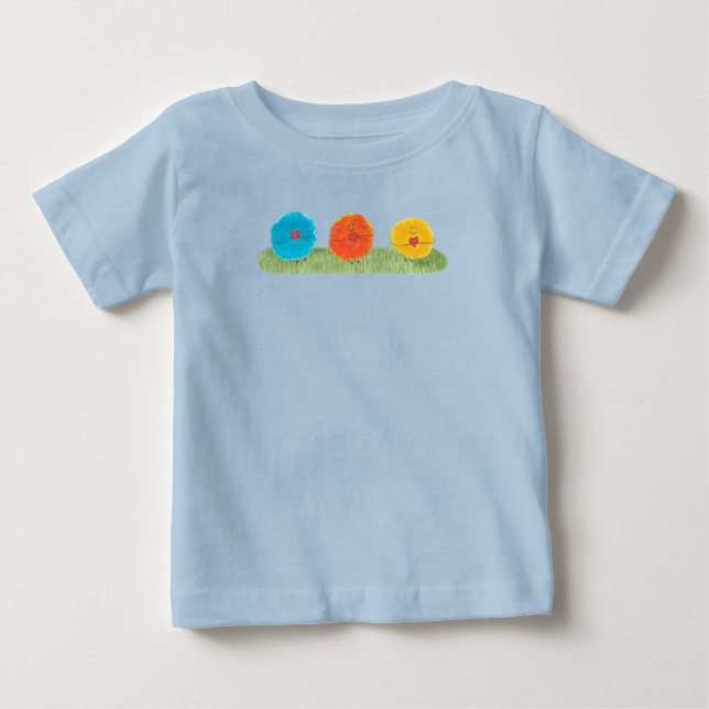 Fuzzy varelser som håller hjärtan t shirt (Framsida)