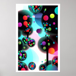 Fuzzy Warble Skogsbruk Poster