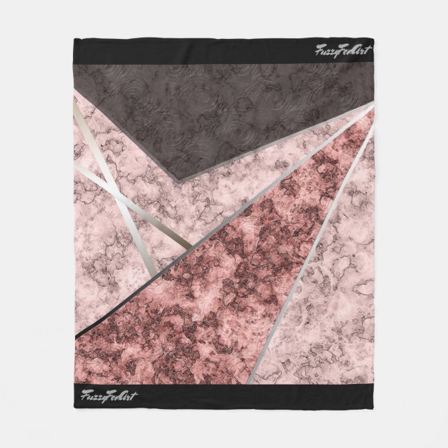 FuzzyFoxArt Fleecefilt (Framsidan)