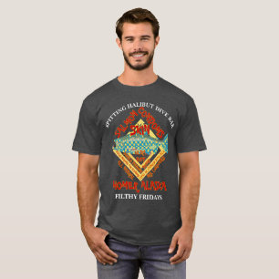 FV Coho Alaska Souvenir Resa Semester Tur AK T Shirt