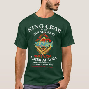FV COHO KING KRÄFTA TANNER RÅTTOR HOMER ALASKA T SHIRT