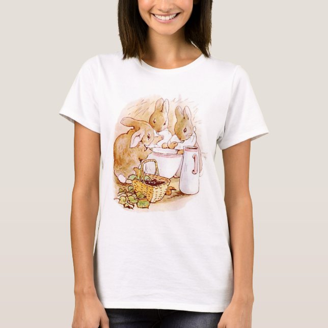 Fvävsim och bomull Beatrix-Potter T Shirt (Framsida)