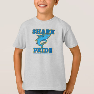 FVES Shark Pride, Ash Youth T Shirt