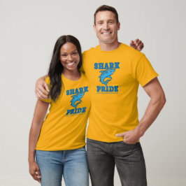 FVES Shark Pride, Guld T Shirt