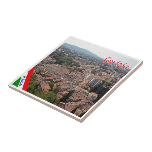 FVG004 GORIZIA, Aerial View, Italien Kakelplatta