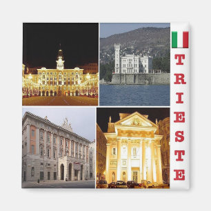 FVG013 TRIESTE - Mosaic - Italien - Fridge Magnet