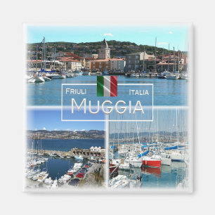 FVG032 MUGGIA - Mosaic - Italien - Fridge Magnet