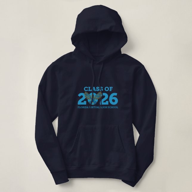 FVHS-klass 2026 Kvinnor i hodie T Shirt (Design framsida)