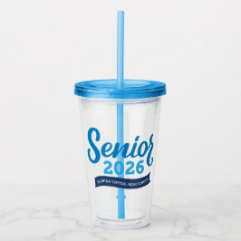 FVHS Senior 2026 Acrylic Tumbler Take Away Mugg