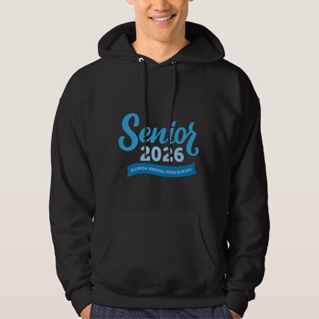 FVHS Senior 2026 Hoodie (svart) (Framsida)