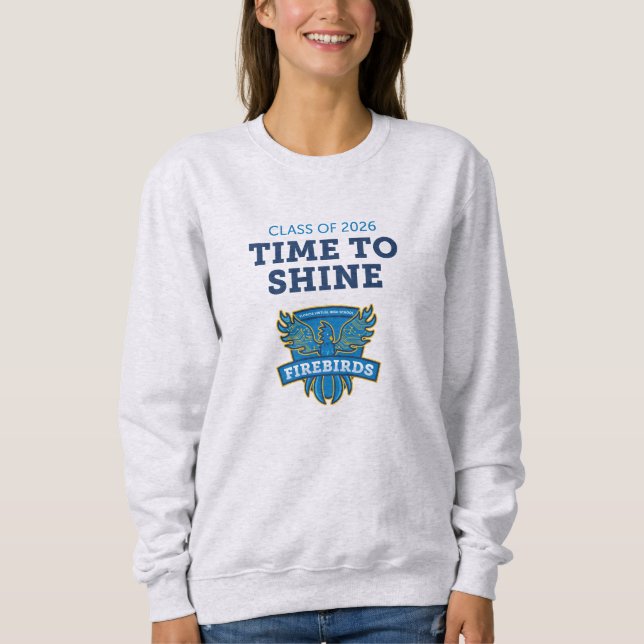 FVHS Time to Shine Sweatshirt (Ash) T Shirt (Framsida)