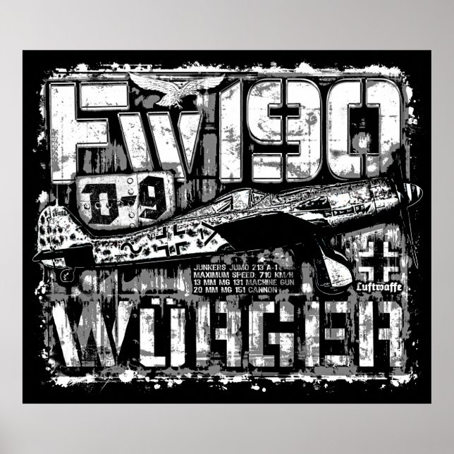Fw 190 D-9 Poster (Framsidan)