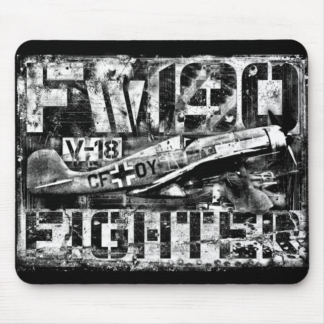 FW 190 Mousepad Musmatta (Framsidan)