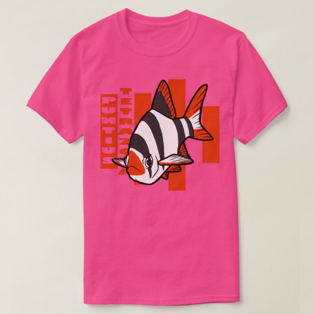 FW Fish Tiger Barb T Shirt (Design framsida)