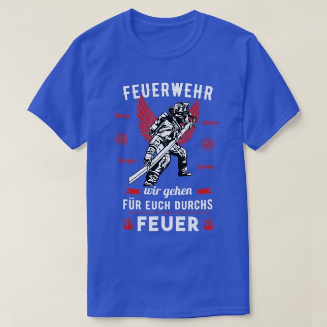 FW-gåva från brandman FFW i manar T Shirt (Design framsida)
