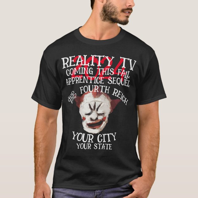 FW HG SL VERKLIGHETS-TV FJÄRDE RIKET FALLER TRUMP T SHIRT (Framsida)