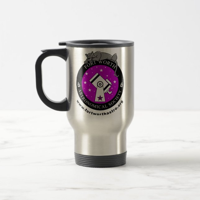 FWAS Branded 15oz Traveler/Coffee Mugg (Vänster)