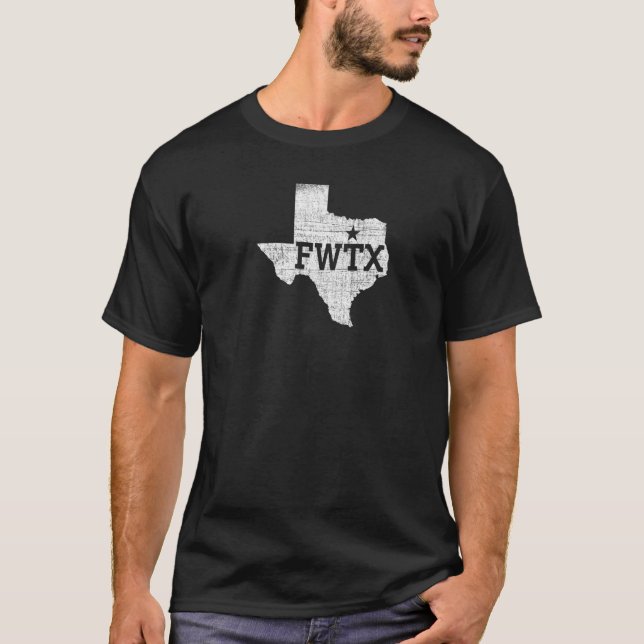FWTX Fort Worth TX Premium_2 T Shirt (Framsida)