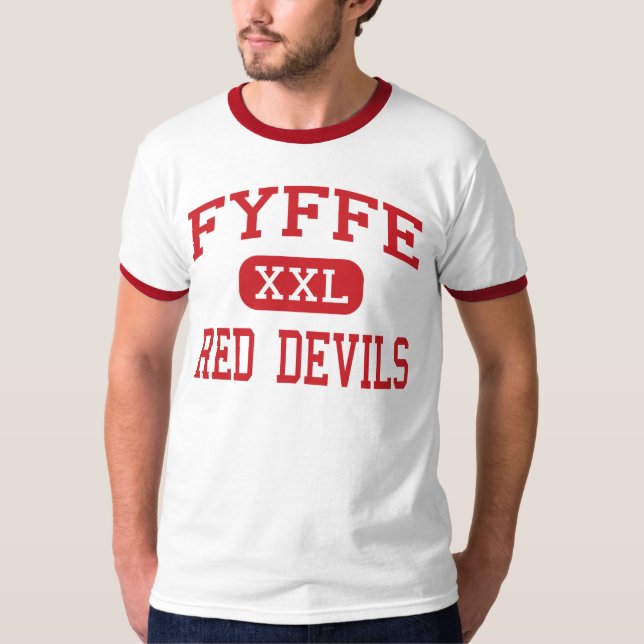 Fyffe - röd djävular - högstadium - Fyffe Alabama Tee Shirt (Framsida)